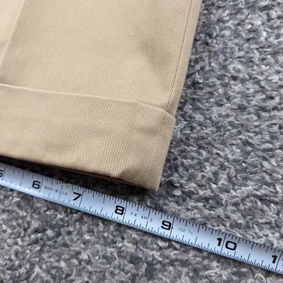 NWT Brooks Brothers Pants Advantage Chino Elliot Pleated Cuffed 34x32 Relaxed